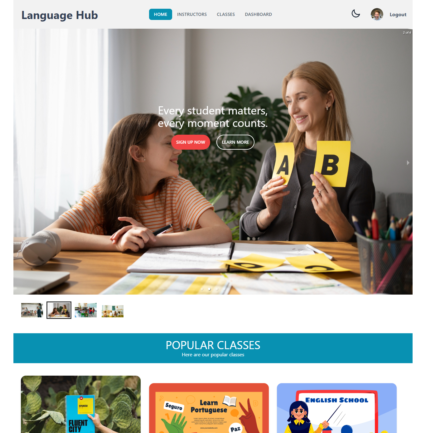 Language Hub